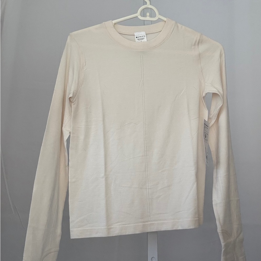 Athleta Long Sleeve Yoga Top-NWT